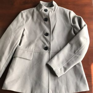 Light Grey Peacoat Size M